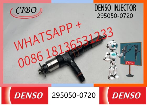 ราคาดี หัวฉีดน้ำมัน Denso ของแท้ หัวฉีดน้ำมัน Denso ของแท้ 295050-0720 295050-2750 6252 11 3100 ใช้ทดแทน OEM SAA6D125E-7 PC490-10 HM300-5 WA470-8 ชิ้นส่วนเครื่องยนต์ดีเซลรถขุด หัวฉีดใหม่ของแท้ ออนไลน์