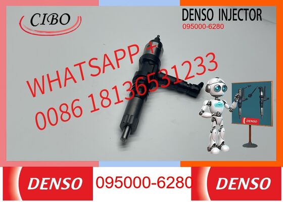 Buen precio Inyector de combustible diésel Denso original Denso Assy 095000-6280 6219-11-3100 Reemplazo para piezas de motor OEM SAA6D170 650-8R 450-7 inyector nuevo original inyector nuevo En línea