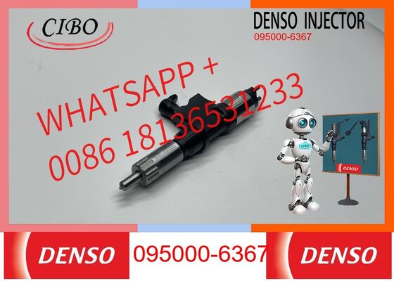 Хорошая цена Оригинальная сменная форсунка Denso для OEM 095000-6367, топливная форсунка для двигателя 4HK1, запчасти топливной системы экскаватора, дизельная форсунка, оригинальная новая форсунка Онлайн