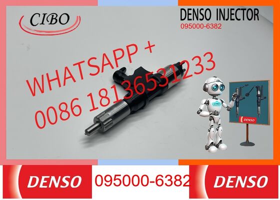 Good price Denso original Diesel Fuel Injector 095000-6382 for DENSO 6HK1 Nozzle Common Rail Injector Replacement for OEM 095000-6383 095000-6384 095000-6385 original new injector online