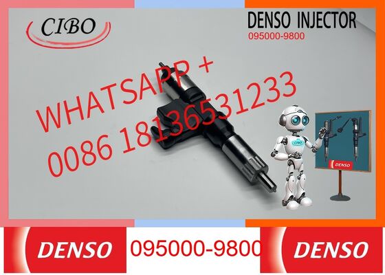 Guter Preis Denso Original Common Rail Injector 095000-9800 8982191810 DLLA158P844 Düse für Isuzu 4HK1 6HK1 Dieselpumpe Spritzinjektion Treibstoff Injektor Tester Original neuer Injektor Online