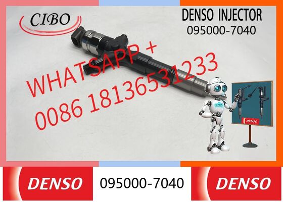 Bon prix Injecteur diesel à rampe commune Denso d'origine Denso d'origine Denso 095000-7040 ensemble buse injecteur de carburant haute pression pour camion pelleteuse à moteur diesel nouvel injecteur neuf d'origine neuf d'origine nouvel injecteur En ligne