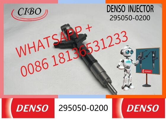 Buen precio Inyector de combustible Common Rail original Denso original Denso para motor diésel Denso 295050-0200 295050-0180 295050-0460 095000-8220 para piezas de maquinaria de construcción Toyota Hilux 3.0d inyector nuevo original En línea