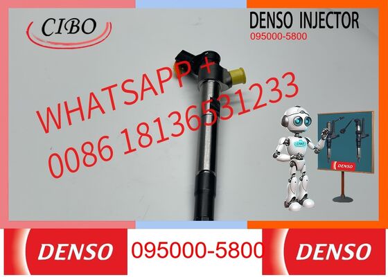 Harga bagus Rakitan Injektor Bahan Bakar Common Rail Denso Asli 095000-5800 095000-5801 095000-5810 untuk Mesin Diesel Excavator Ford Transit 2.4 TDCi injektor baru asli On line