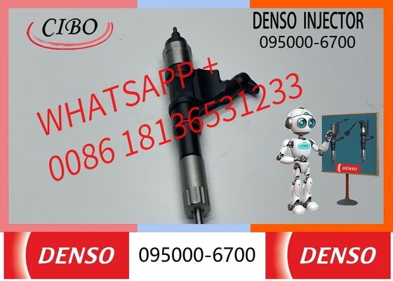 Harga bagus Denso asli common rail injector 095000-6700 tekanan tinggi diesel fuel injection nozzle assembly penggantian untuk OEM diesel engine parts original new injector On line