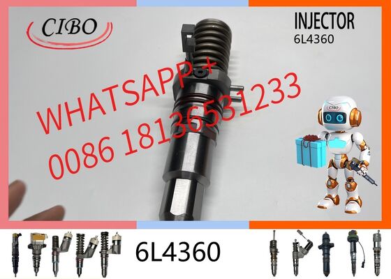 Buen precio 6L4360 Conjunto de inyector de combustible 6I-4357 10R-1252 0R-8338 para piezas de motor de maquinaria de construcción serie 3512A inyector nuevo original En línea