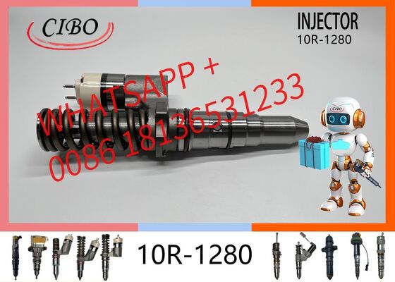 Buen precio Inyector de combustible 10R1280 para ferrocarriles comunes 10R1280 196-5802 10R-8795 250-1301 reemplazo para maquinaria de construcción Motor nuevo inyector nuevo inyector original En línea