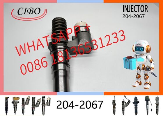 Buen precio Inyector de combustible para motores diesel original 204-2067 10R-6162 0R-3539 0R-9944 162-8809 150-4453 nuevo inyector nuevo inyector original En línea