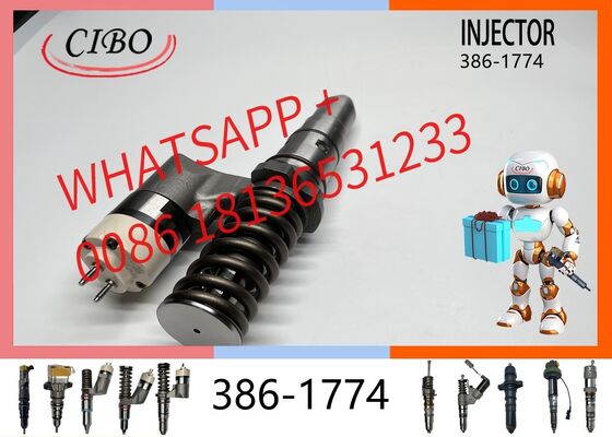 سعر جيد أصلي 386-1774 استبدال حاقن وقود السكك الحديدية المشتركة لملحق محرك قطع غيار الديزل الأصلية الجديدة متصل