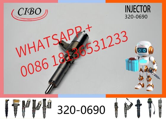 Guter Preis original 320-0690 Diesel Einspritzdüse für C4.4 C6.6 Motor 320-0677 320-0680 10R-7671 2645A746 E320D Baumaschinen neue Einspritzdüse original neue Einspritzdüse Online