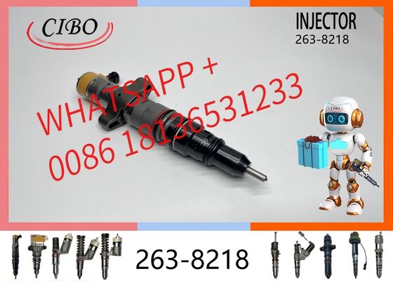 Buen precio original 263-8218 Nuevo inyector de combustible diesel 236-0962 241-3238 557-7627 para C7 C9.3 Excavadora nuevo inyector nuevo inyector original En línea
