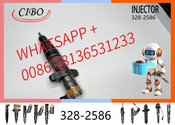 Buen precio original 328-2586 inyector de combustible 328-2584 3282586 para C7 324D 325D 326D 329D bomba diesel boquilla nuevo inyector original nuevo inyector En línea
