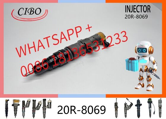 Harga bagus Injektor Bahan Bakar Asli 20R-8069 untuk Mesin C9 C7 Excavator Suku Cadang Truk Otomatis Pengganti untuk 10R-9003 20R8070 3282580 20R8063 injektor baru asli injektor baru On line