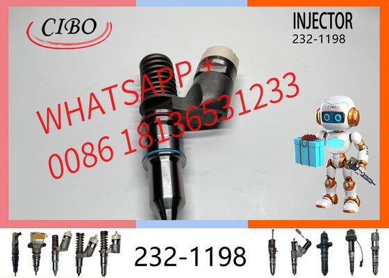 Bom preço Original 232-1198 Injetor de combustível diesel Válvulas de injecção de substituição para escavadeira 345C 345D Peças sobressalentes do mercado de revendedores novo injetor original On-line