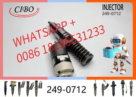 Bom preço Injetor de combustível de motor diesel original 249-0712 Injetor de combustível de motor diesel original 249-0713 para 3512B 3508B C13 Excavadora Peças sobressalentes novo injetor novo injetor original On-line