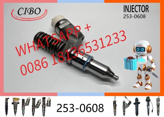 Buen precio original 253-0608 239-4908 249-0705 inyector de tren común para C13 C11 E345C E349D motor diesel reemplazo de nuevo inyector original nuevo inyector En línea