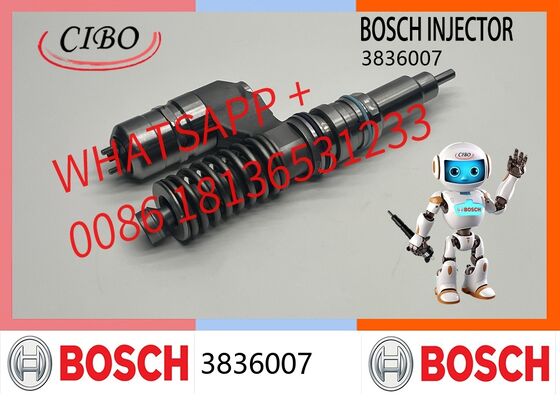 Prezzo buono Bosch originale Per Volvo Penta TAD1240 Iniettore di carburante diesel 3836007 Sostituzione per parti OEM, riferimento incrociato 3835257 D12 Componente di iniezione del carburante del motore iniettore originale nuovo In linea