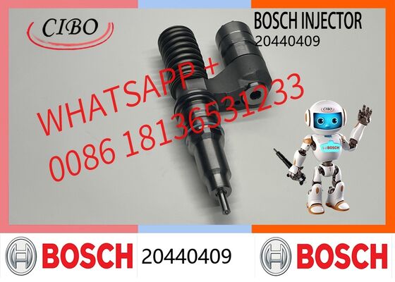 Buen precio Inyector original Bosch para motor grande D12 de Volvo Common Rail 20440409 Bomba inyectora diésel piezas de repuesto referencia cruzada 3829644 para accesorios de excavadora inyector nuevo original 21160093 En línea