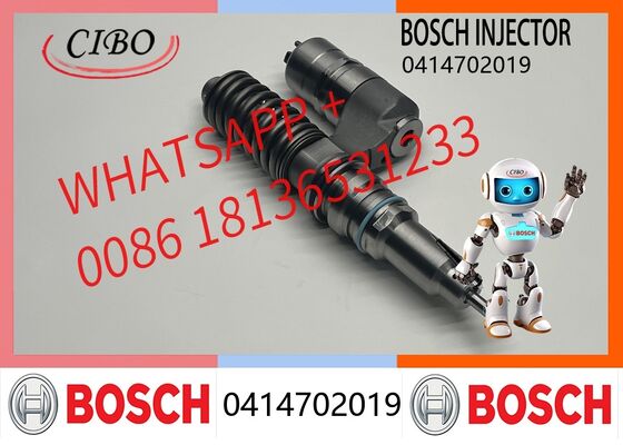 Prezzo buono Iniettore Bosch originale 0414702019 Sostituzione per OEM 3835257 per motore diesel Volvo TAD1240 3836007 EC FH12 FM12 Riferimento incrociato 20440412 iniettore originale nuovo In linea