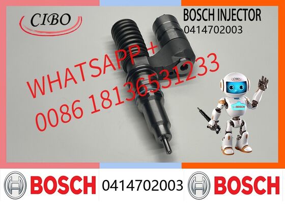 ভালো দাম FH12 FM12 D12 ডিজেল মোটরের জন্য Bosch মূল Common Rail Injector Assembly, Fuel Injector 0414702003, ক্রস রেফারেন্স 20440409, OEM 3155044 এর প্রতিস্থাপন,লোডার বুলডোজারের জন্য মূল নতুন ইনজেক্টর অনলাইন