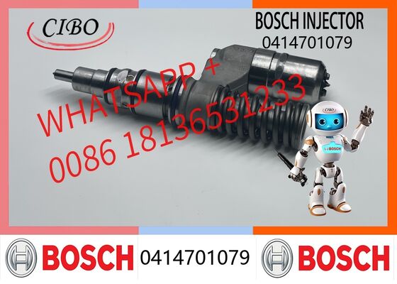 Good price Bosch original Diesel Fuel Electronic Control Unit Injector 0414701079, Cross Reference 1440580, fits DC12 DSC12 Heavy-Duty Truck, Replacement for OEM Parts original new injector online