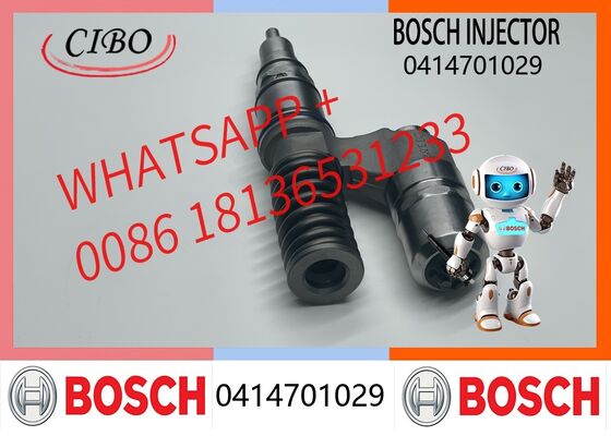 Good price Bosch original Diesel Fuel Injector 0414701029 for DC16.40A DC16.41A Replacement for OEM, for heavy duty diesel engine application, fits Excavator and Truck, Auto Steel Parts original new injector online