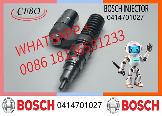 Good price Bosch original Diesel Fuel Injector for Excavator and Truck, 0414701027, DC12 DC13 DC16 Engine, Cross Reference 1942702, Replacement for OEM 1440579, 1487472 original new injector online