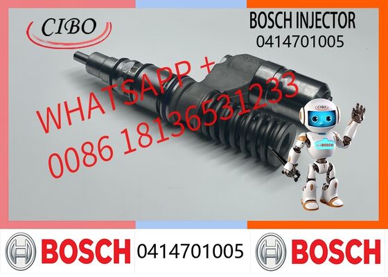 Good price Bosch original Fuel Injector 0414701005 Replacement for OEM 1408335, for heavy duty diesel engine application, Engine DC11 DSC12 for Excavator Truck original new injector online