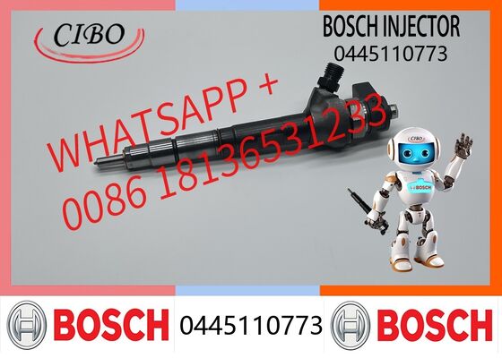 Bon prix Injecteur diesel Common Rail Bosch d'origine, moteur SC25R, 0445110773, remplacement OEM, pièces de machines de construction Maxus V80 G10 T60, injecteur neuf d'origine En ligne