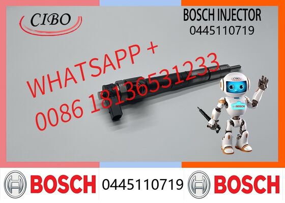 Harga bagus Nozzle Injektor Rel Bahan Bakar Rel Umum Asli Bosch 0445110719 Pengganti OEM, Suku Cadang Injektor Bahan Bakar Diesel Excavator Great Wall Wingle 5 Hover H5 2.0t 2.5 Engine, Injektor Baru Asli On line