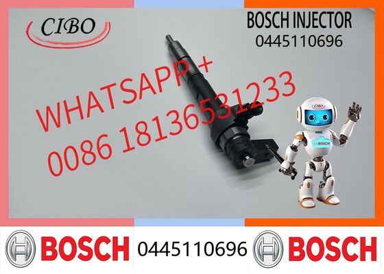 Хорошая цена Оригинальная сборка топливной форсунки Bosch Common Rail, форсунка, перекрестная ссылка на управляющий клапан, замена OEM, дизельный двигатель, для запчастей грузовиков, 0445110696 оригинальная новая форсунка Онлайн
