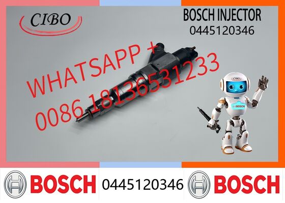 İyi fiyat Bosch orijinal Common Rail Yakıt Enjektörü 0445120346 OEM Değişimi, Ticari Araç Uygulamaları için Hassas Mühendislikli Dizel Enjektör Bileşeni orijinal yeni enjektör Çevrimiçi