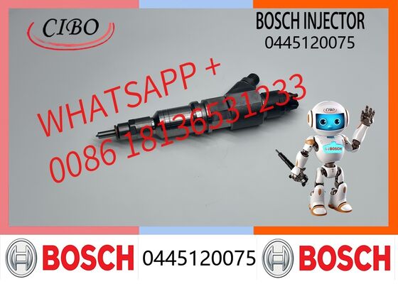 अच्छा दाम बॉश मूल डीजल कॉमन रेल ईंधन इंजेक्टर 0445120075 OEM के लिए प्रतिस्थापन, ड्यूट्ज, वोल्वो, रेनॉल्ट के साथ संगत वाणिज्यिक वाहन अनुप्रयोग मूल नया इंजेक्टर ऑनलाइन