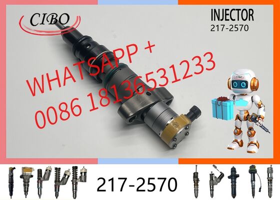 Bom preço Injetor de combustível diesel C-9 original 217-2570 para escavadeira 330C 12H D6R, substituição para OEM, com referências cruzadas 10R-7224, 235-2888, 235-9649 injetor novo original On-line