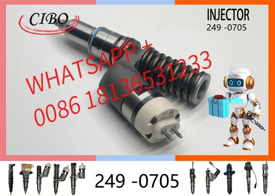Good price original 249 -0705  Fuel Injector Assembly for C11 C13 Engine 249-0705 Cross Reference 249-0712 10R-1274 Replacement for OEM 10R-3147 for Excavator 345C 345D 349 352 355 Loader original new injector online