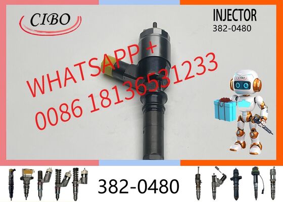 Good price original Common Rail Fuel Injector 382-0480, Fuel Injector, Replacement Accessories, 282-0490, 10R-7672, 306-9380 for C6.6 C4.4 C3.4 Excavator Truck original new injector online