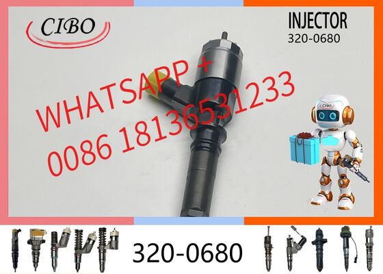 Good price original 320-0680 Common Rail Fuel Injector 320-0677 for 320D 323D Excavator Machinery Parts, Replacement for C4.4 C6.6 Engine, 10R-7671, 320-0690 original new injector online