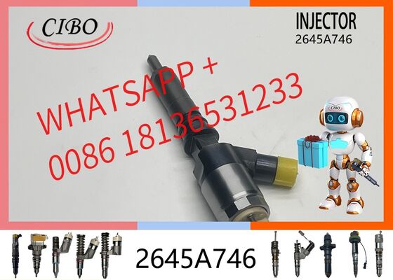 Good price original Common Rail Fuel Injector for Construction Machinery 2645A746 10R-7971 for C4.4 C6.6 Engines, 320-0677 Compatible with 420E 430E Replacement for OEM 320-0690 original new injector online