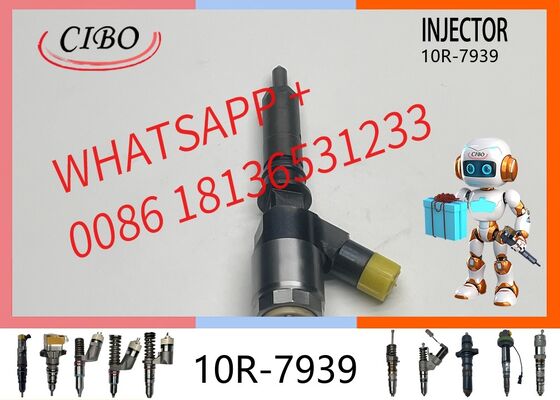 Good price original 10R-7939 Common Rail Fuel Injector 10R-7672 for Excavator Machinery Engines, fits 1104D-E44TA C4.4 C6.4 C6.6, Replacement for OEM 320-0688, cross reference 10R-7674 original new injector online