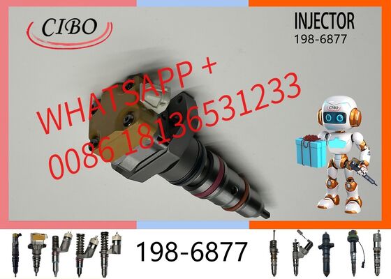 Good price original Replacement Common Rail Injector 198-6877 for 3126 Engine Cross Reference 198-6605, for heavy duty diesel engine application, 188-1320, 20R-4147 for Excavator original new injector online
