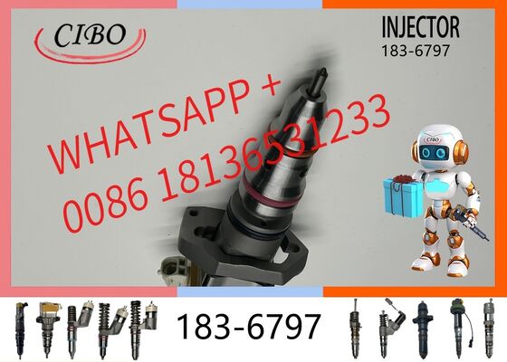 Good price original 183-6797 Fuel Injector 177-4753 229-8842 for Excavator 3126 3126B C7 Engine, Replacement for Diesel Fuel Injector Parts, 177-4752 original new injector online