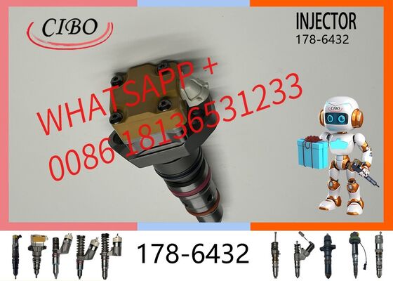 Good price original 178-6432 Common Rail Fuel Injector for Excavator Truck 3126 3126B 3126E E325C Diesel Fuel Injector Replacement Parts, for heavy duty diesel engine application original new injector online